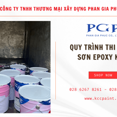 Sơn epoxy KCC và quy trình thi công sơn đạt chuẩn