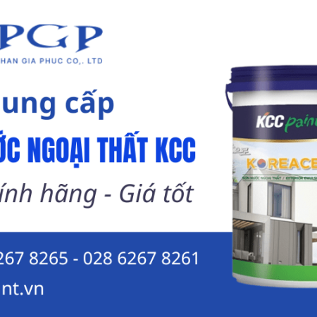 Cung cấp sơn nước ngoại thất KCC chính hãng, bền màu vượt trội